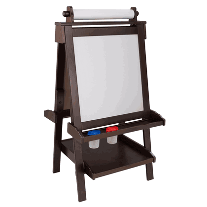 KidKraft Deluxe Wood Easel - Espresso