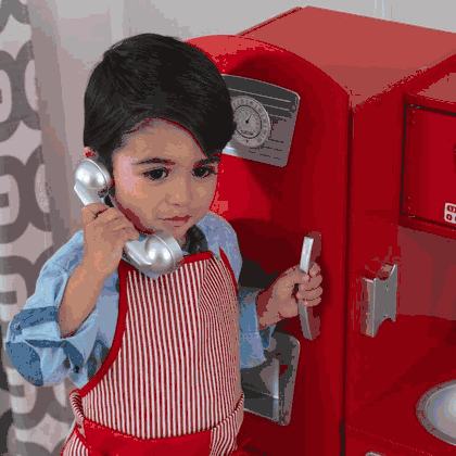 KidKraft Red Vintage Toy Kitchen