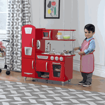 KidKraft Red Vintage Toy Kitchen