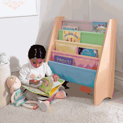 KidKraft Sling Bookshelf - Pastel