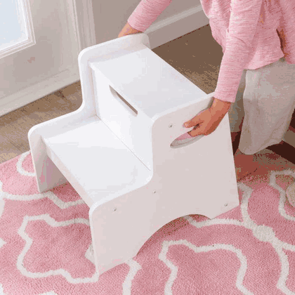KidKraft Two-step Stool - White