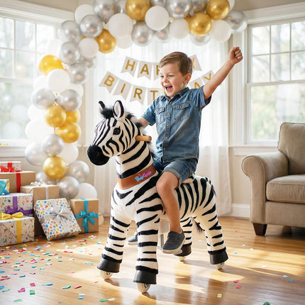 Model U® Zebra Ride-On Toy Age 4–7