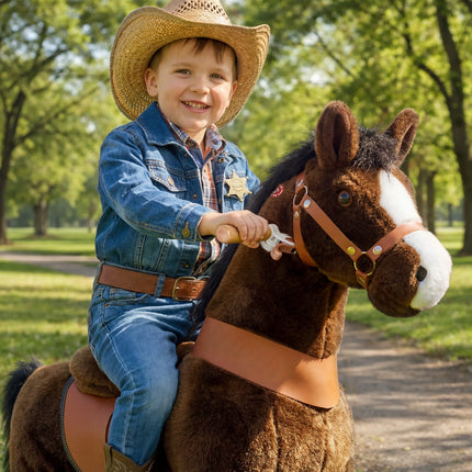 Model U® Horse Ride-On Toy Age 7+ – Chocolate