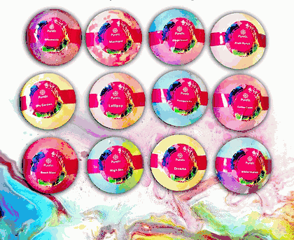Kids Surprise Bath Bomb Gift Set - 12 Pieces