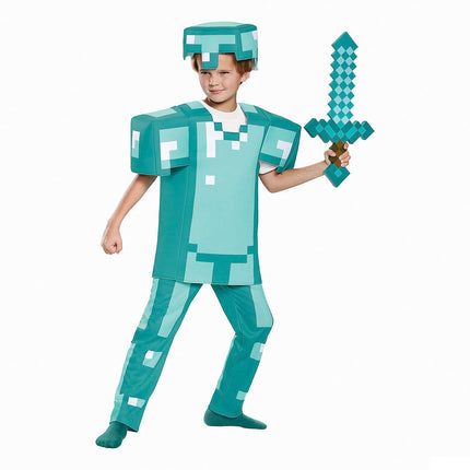 Kids Minecraft Armor Deluxe Costume