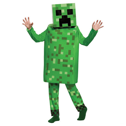 Child Minecraft Creeper Deluxe Costume