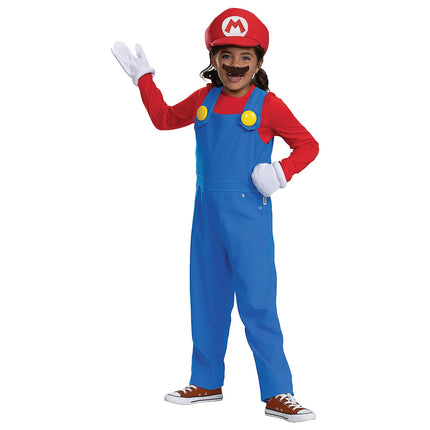 Kids Elevated Super Mario Brothers Mario Costume