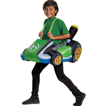 Kids Inflatable Super Mario Bros. Yoshi Kart Costume