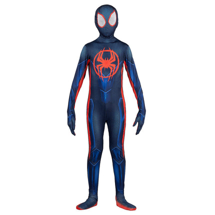Kids Marvel Miles Morales Spider-Man Zentai Suit Costume