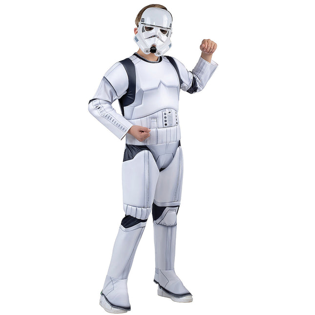 Child Star Wars Stormtrooper Muscle Chest Costume