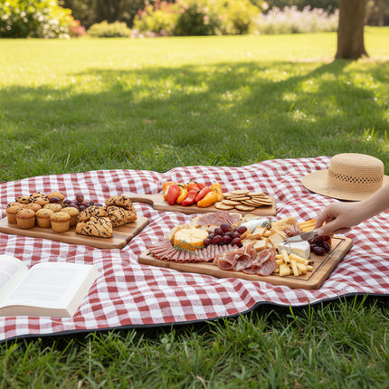 3-Piece Acacia Wood Charcuterie Board Set