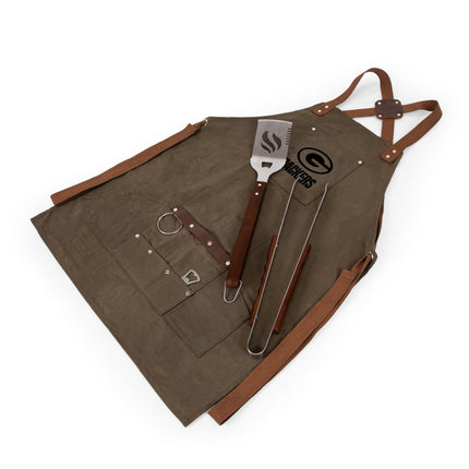 Green Bay Packers - BBQ Apron with Tools & Bottle Opener