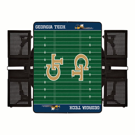 Georgia Tech Yellow Jackets Football Field Picnic Table Table Seats