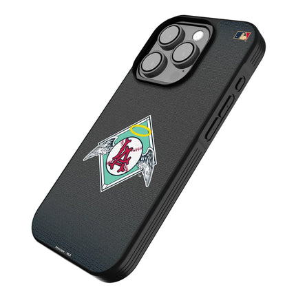 LA Angels 1961-1965 - Cooperstown Collection Linen Bump Phone Case for Apple iPhone