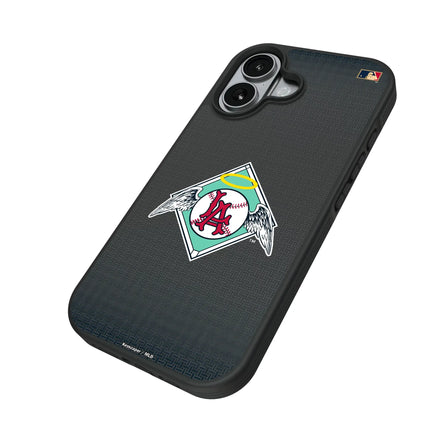 LA Angels 1961-1965 - Cooperstown Collection Linen Bump Phone Case for Apple iPhone