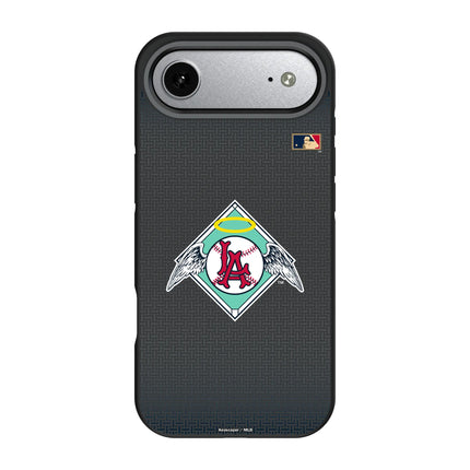 LA Angels 1961-1965 - Cooperstown Collection Linen Bump Phone Case for Apple iPhone