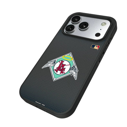 LA Angels 1961-1965 - Cooperstown Collection Linen Bump Phone Case for Apple iPhone