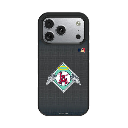 LA Angels 1961-1965 - Cooperstown Collection Linen Bump Phone Case for Apple iPhone