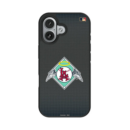 LA Angels 1961-1965 - Cooperstown Collection Linen Bump Phone Case for Apple iPhone