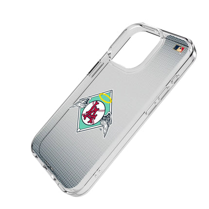 LA Angels 1961-1965 - Cooperstown Collection Linen Clear Phone Case for Apple iPhone