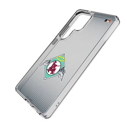 LA Angels 1961-1965 - Cooperstown Collection Linen Clear Phone Case for Samsung Galaxy