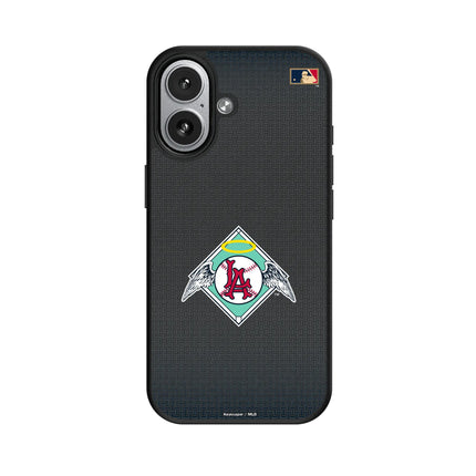 LA Angels 1961-1965 - Cooperstown Collection Linen MagSafe Compatible Phone Case for Apple iPhone