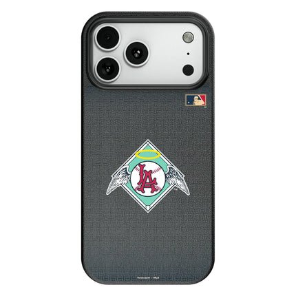LA Angels 1961-1965 - Cooperstown Collection Linen MagSafe Compatible Phone Case for Apple iPhone