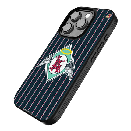 LA Angels 1961-1965 - Cooperstown Collection Pinstripe Bump Phone Case for Apple iPhone