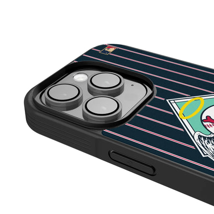 LA Angels 1961-1965 - Cooperstown Collection Pinstripe Bump Phone Case for Apple iPhone