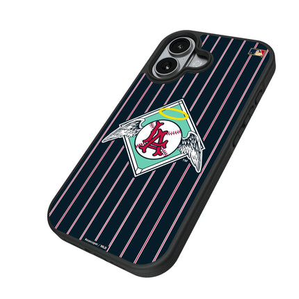 LA Angels 1961-1965 - Cooperstown Collection Pinstripe Bump Phone Case for Apple iPhone