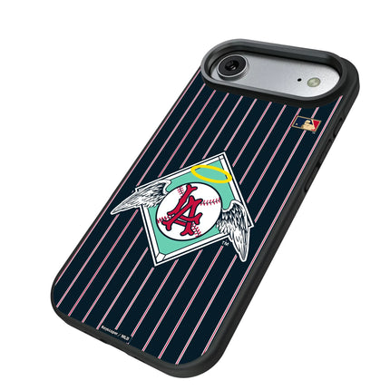 LA Angels 1961-1965 - Cooperstown Collection Pinstripe Bump Phone Case for Apple iPhone