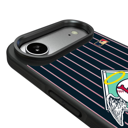 LA Angels 1961-1965 - Cooperstown Collection Pinstripe Bump Phone Case for Apple iPhone