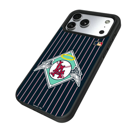 LA Angels 1961-1965 - Cooperstown Collection Pinstripe Bump Phone Case for Apple iPhone