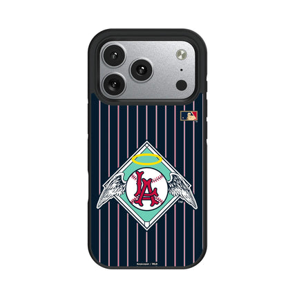LA Angels 1961-1965 - Cooperstown Collection Pinstripe Bump Phone Case for Apple iPhone