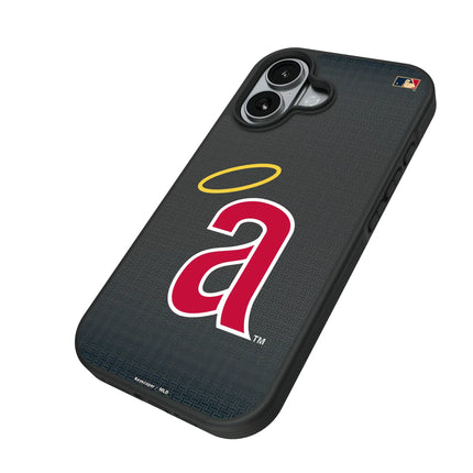 LA Angels 1971 - Cooperstown Collection Linen Bump Phone Case for Apple iPhone