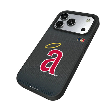 LA Angels 1971 - Cooperstown Collection Linen Bump Phone Case for Apple iPhone