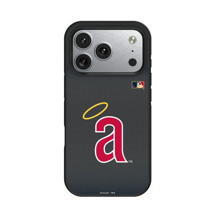 LA Angels 1971 - Cooperstown Collection Linen Bump Phone Case for Apple iPhone