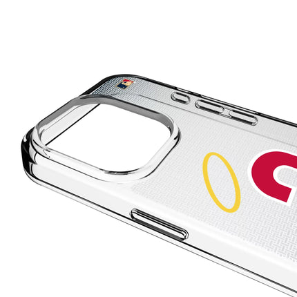 LA Angels 1971 - Cooperstown Collection Linen Clear Phone Case for Apple iPhone