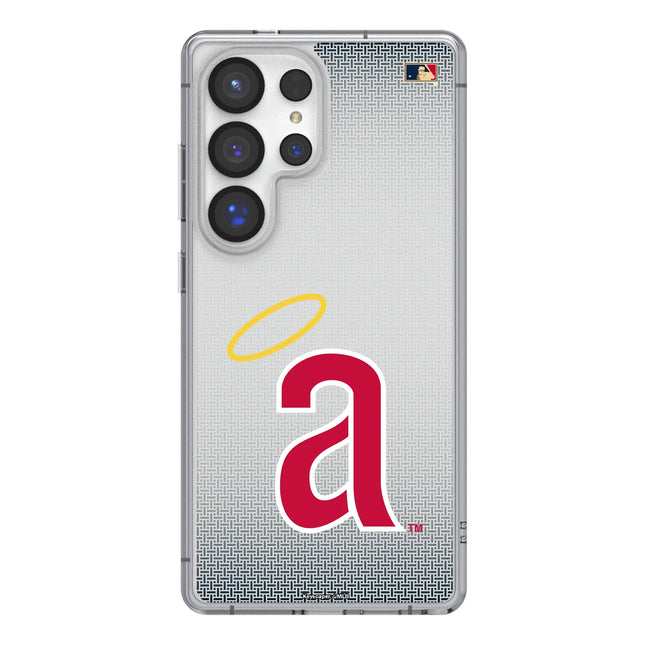 LA Angels 1971 - Cooperstown Collection Linen Clear Phone Case for Samsung Galaxy
