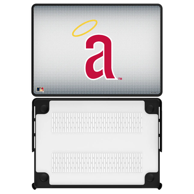 LA Angels 1971 - Cooperstown Collection Linen Laptop Case for Apple MacBook