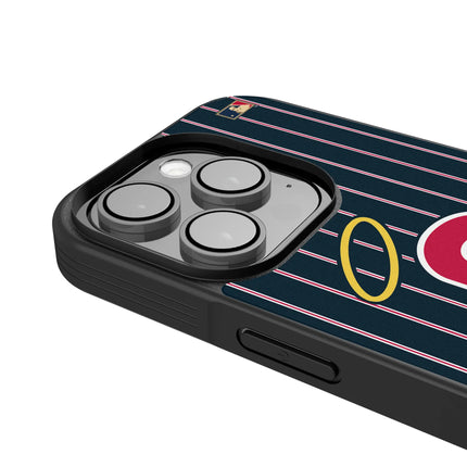 LA Angels 1971 - Cooperstown Collection Pinstripe Bump Phone Case for Apple iPhone