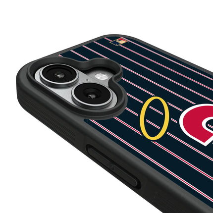 LA Angels 1971 - Cooperstown Collection Pinstripe Bump Phone Case for Apple iPhone