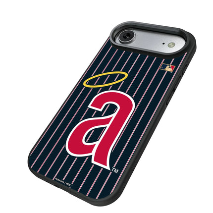 LA Angels 1971 - Cooperstown Collection Pinstripe Bump Phone Case for Apple iPhone