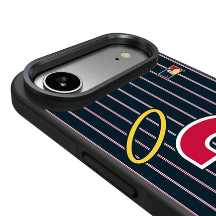 LA Angels 1971 - Cooperstown Collection Pinstripe Bump Phone Case for Apple iPhone