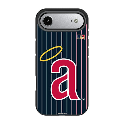LA Angels 1971 - Cooperstown Collection Pinstripe Bump Phone Case for Apple iPhone