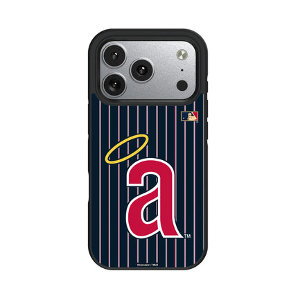 LA Angels 1971 - Cooperstown Collection Pinstripe Bump Phone Case for Apple iPhone