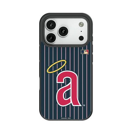 LA Angels 1971 - Cooperstown Collection Pinstripe Bump Phone Case for Apple iPhone