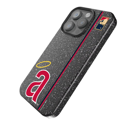 LA Angels 1971 - Cooperstown Collection Sidebar Black Bling Phone Case for Apple iPhone
