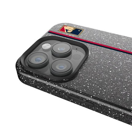 LA Angels 1971 - Cooperstown Collection Sidebar Black Bling Phone Case for Apple iPhone