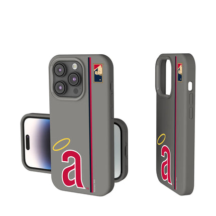 LA Angels 1971 - Cooperstown Collection Sidebar Soft Touch Phone Case for Apple iPhone